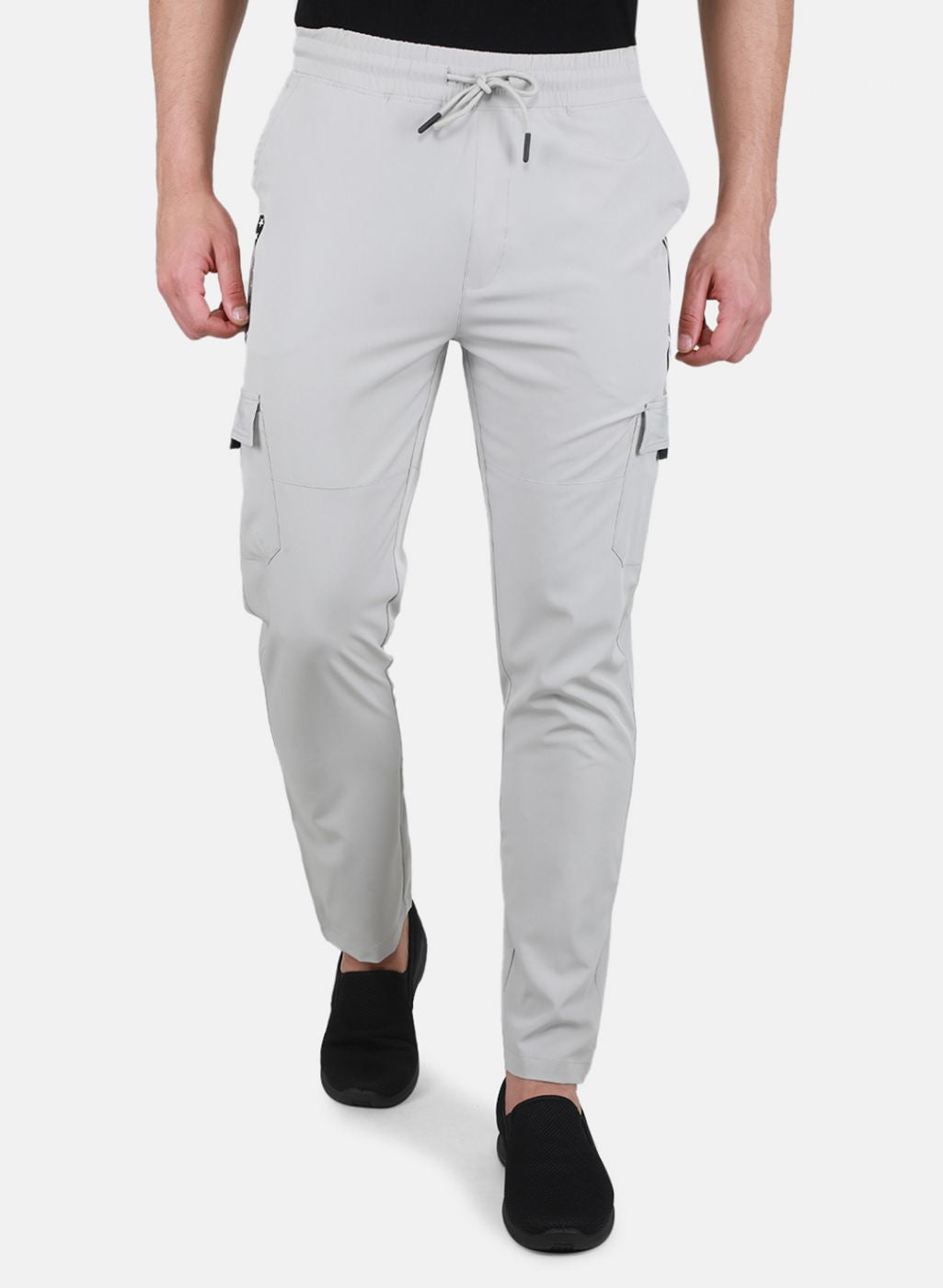 Men Grey Regular Fit Lower