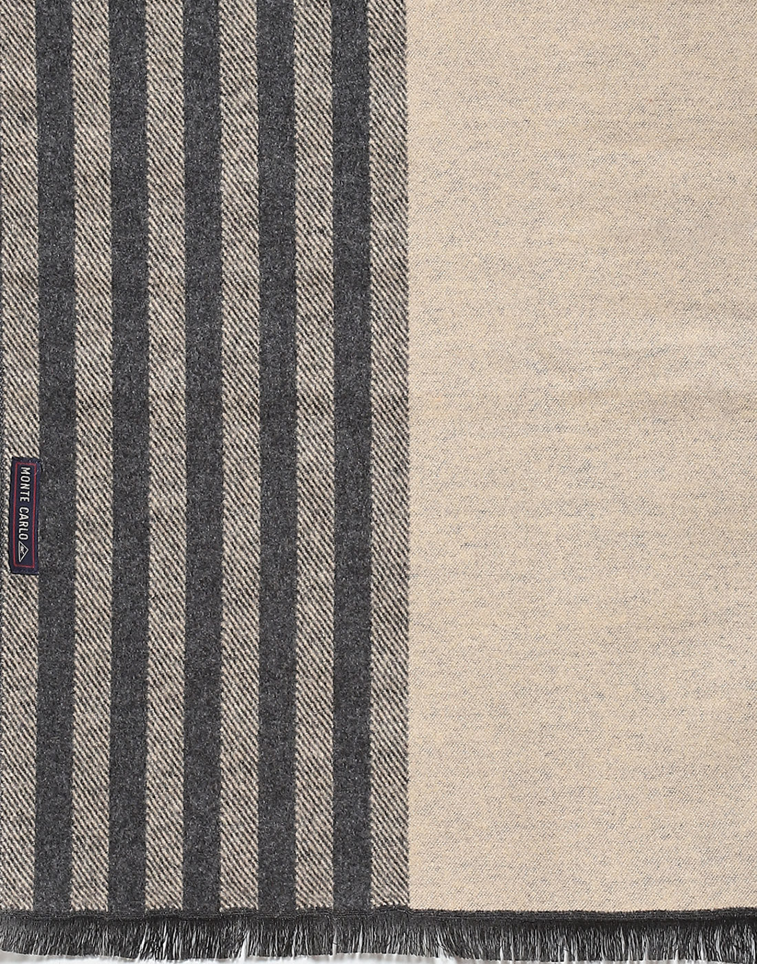 Men Beige Self Design Muffler