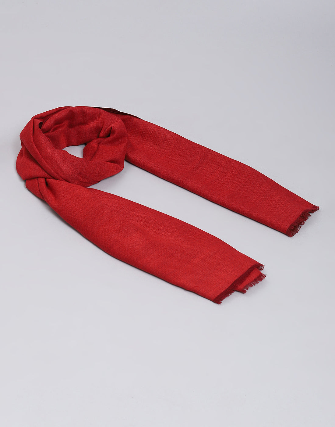 Women Red Solid Shawl