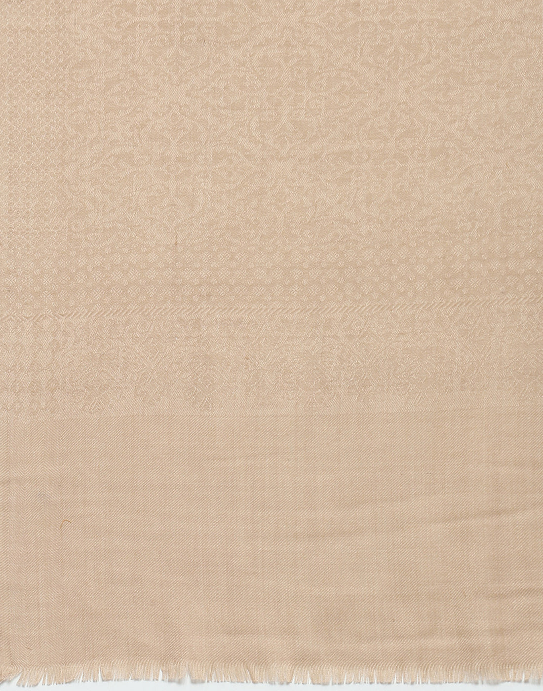 Women Beige Self Design Shawl