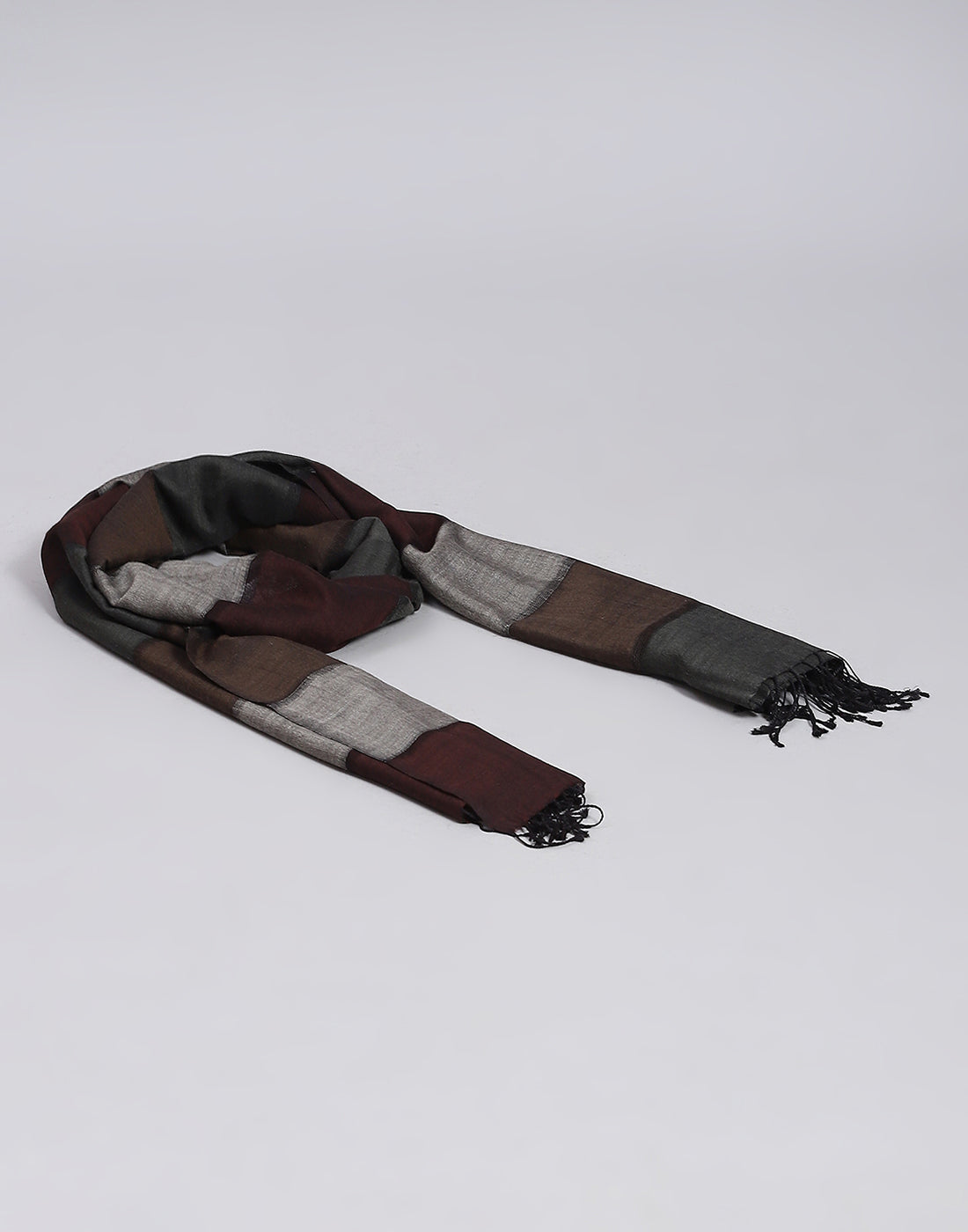Women Brown Stripe Stole