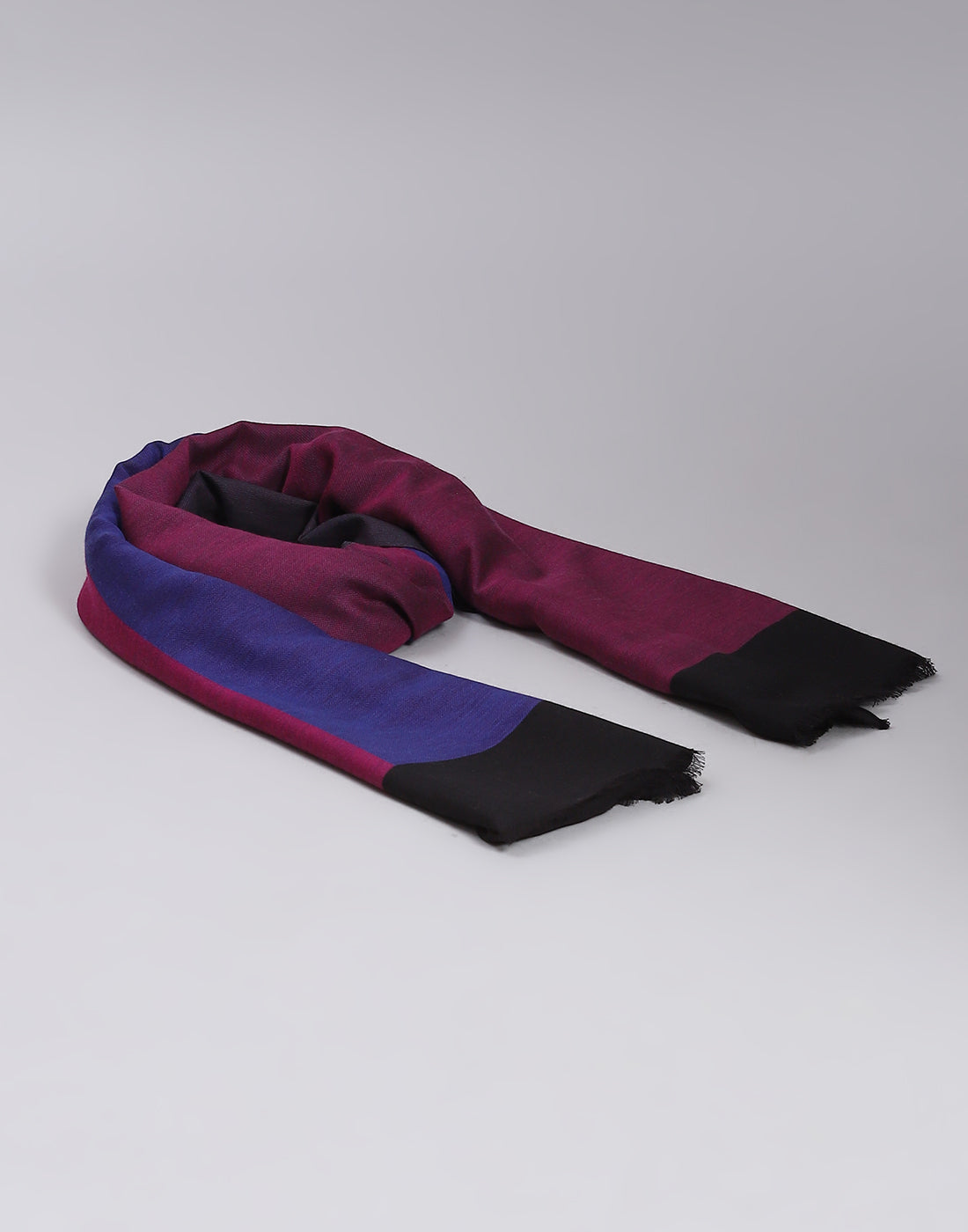 Women Blue Self Design Stole