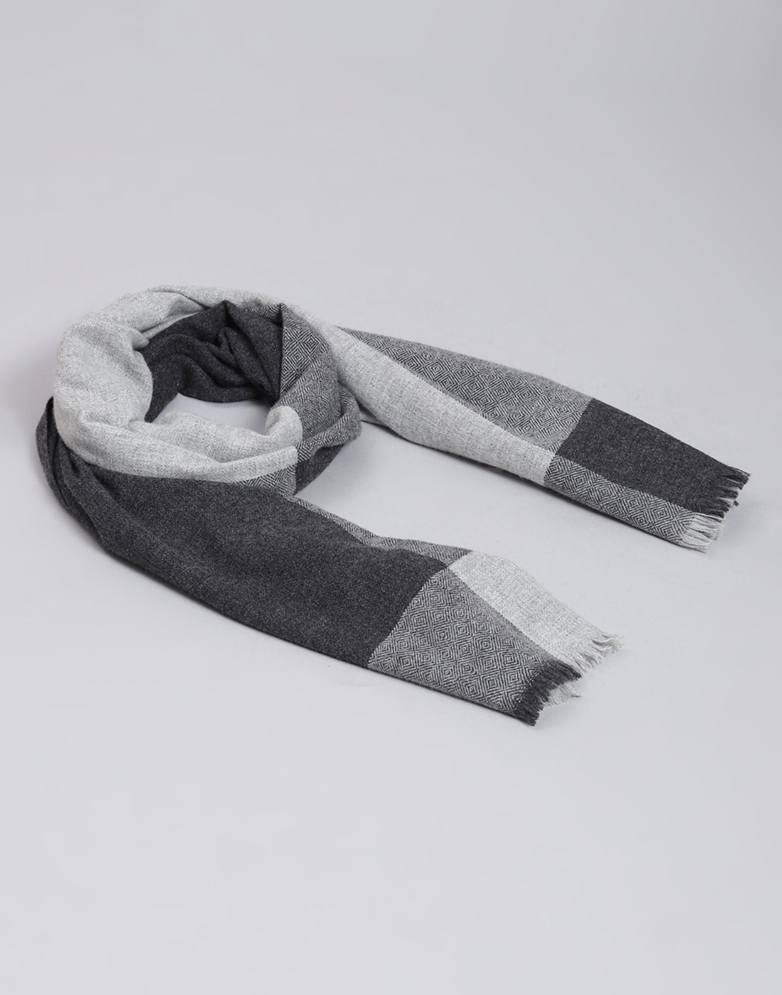 Women Grey Solid Stole