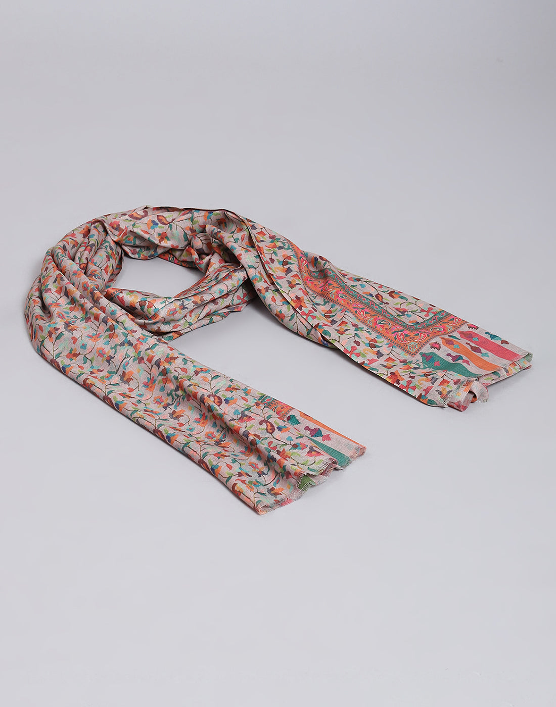 Women Pink Self Design Stole