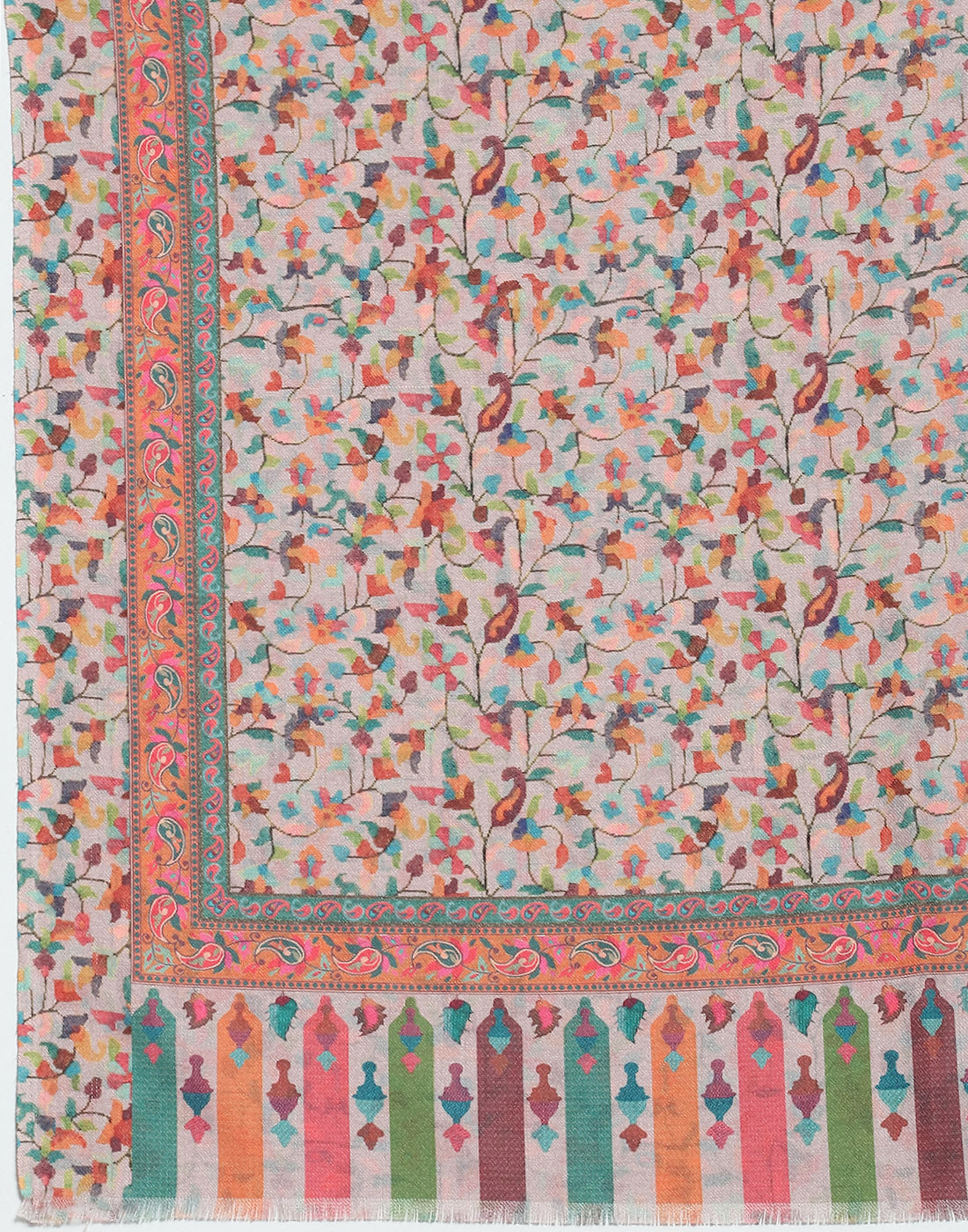 Women Pink Self Design Stole