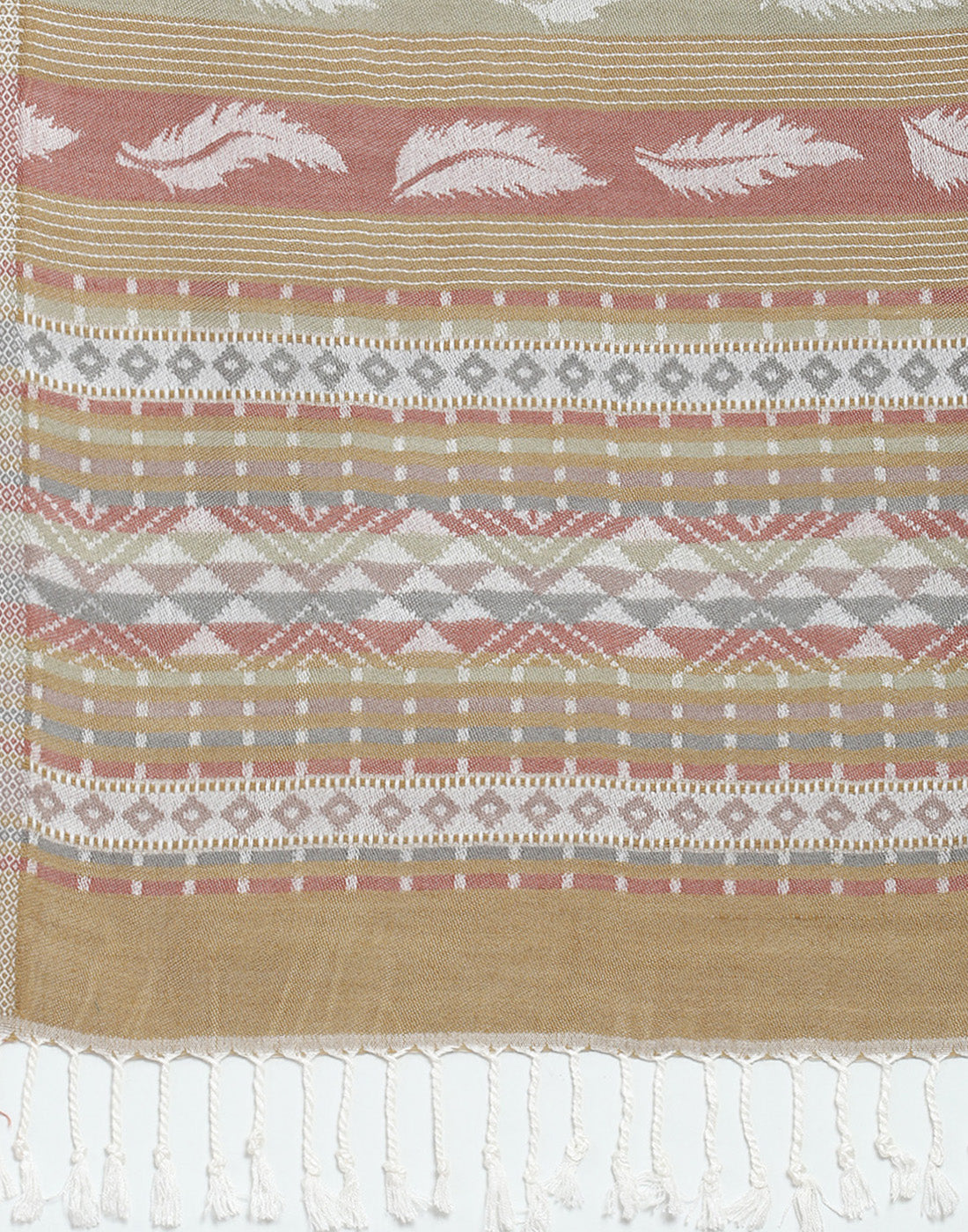 Women Multicolor Self Design Stole