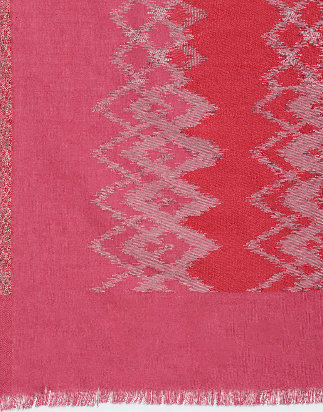 Women Pink Self Design Stole