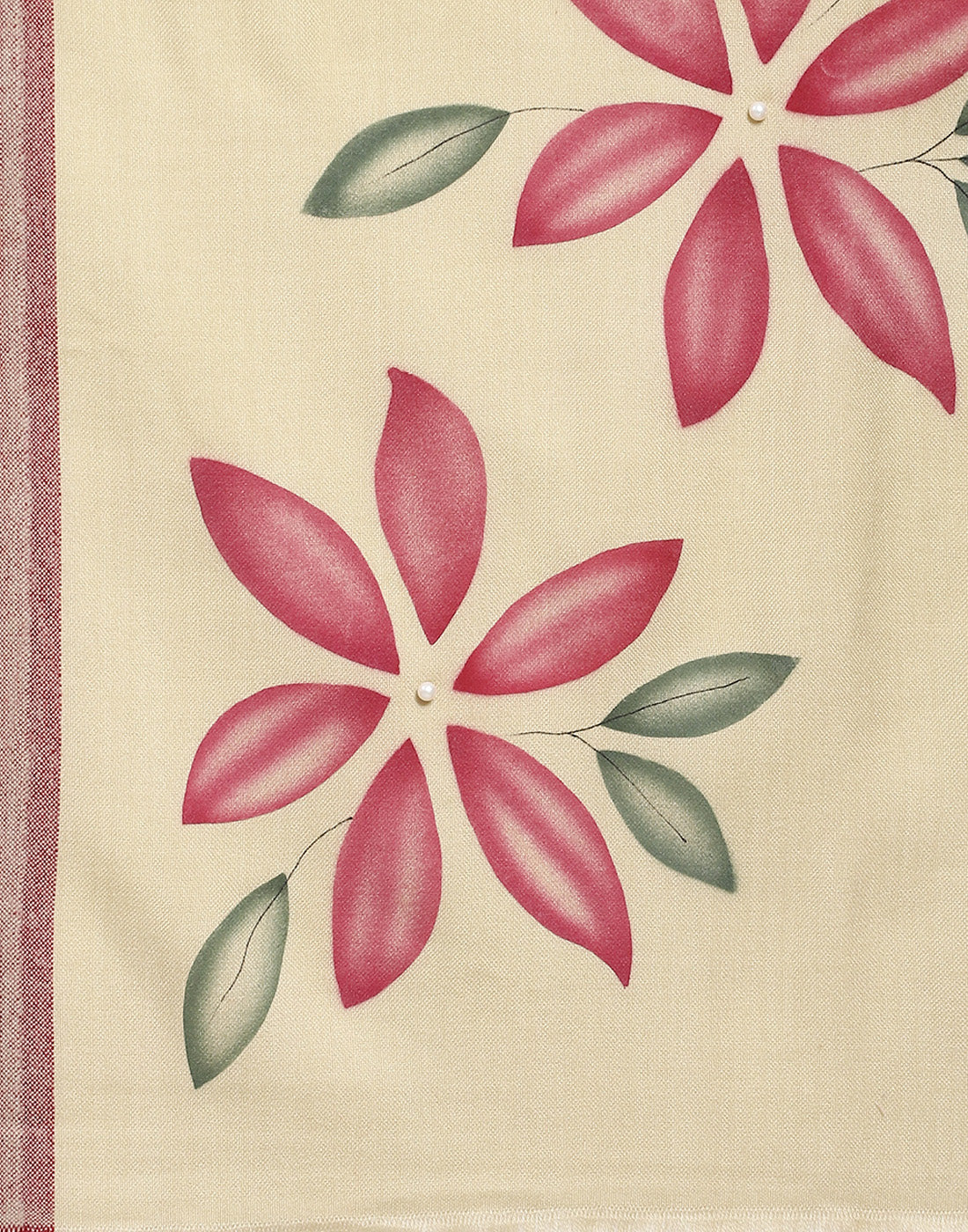 Women Beige Printed Stole