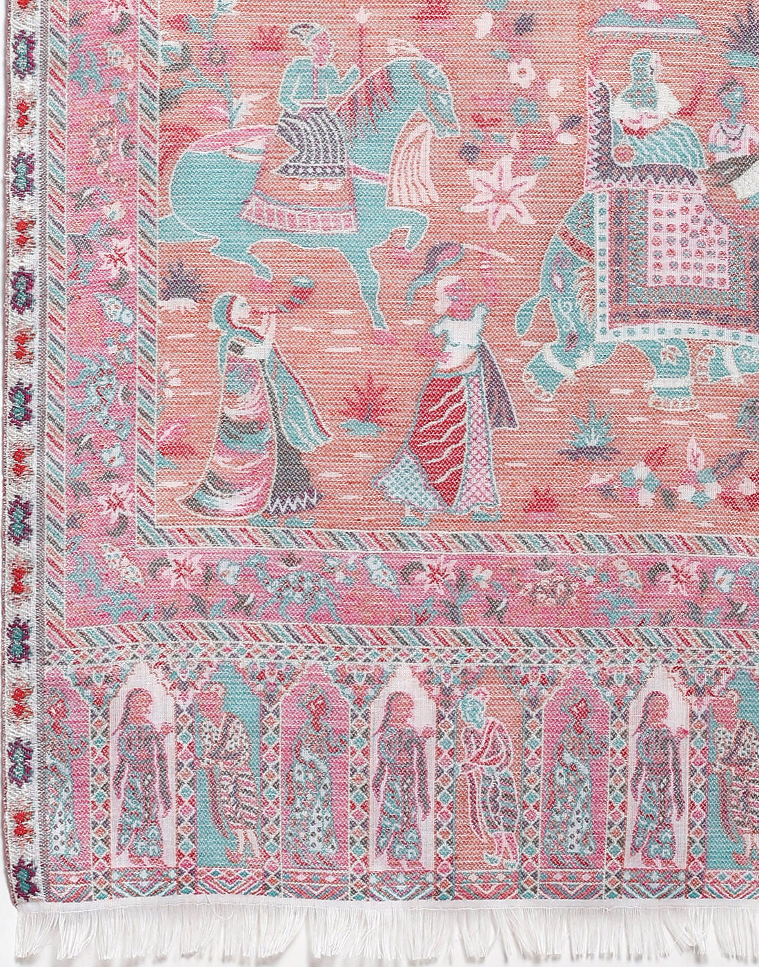 Women Multicolor Self Design Stole