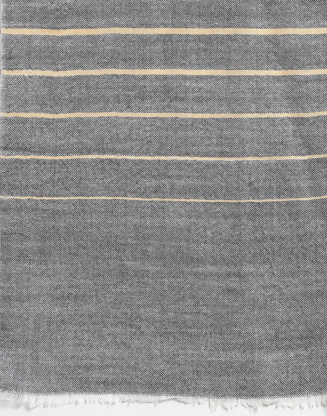 Women Grey Stripe Stole