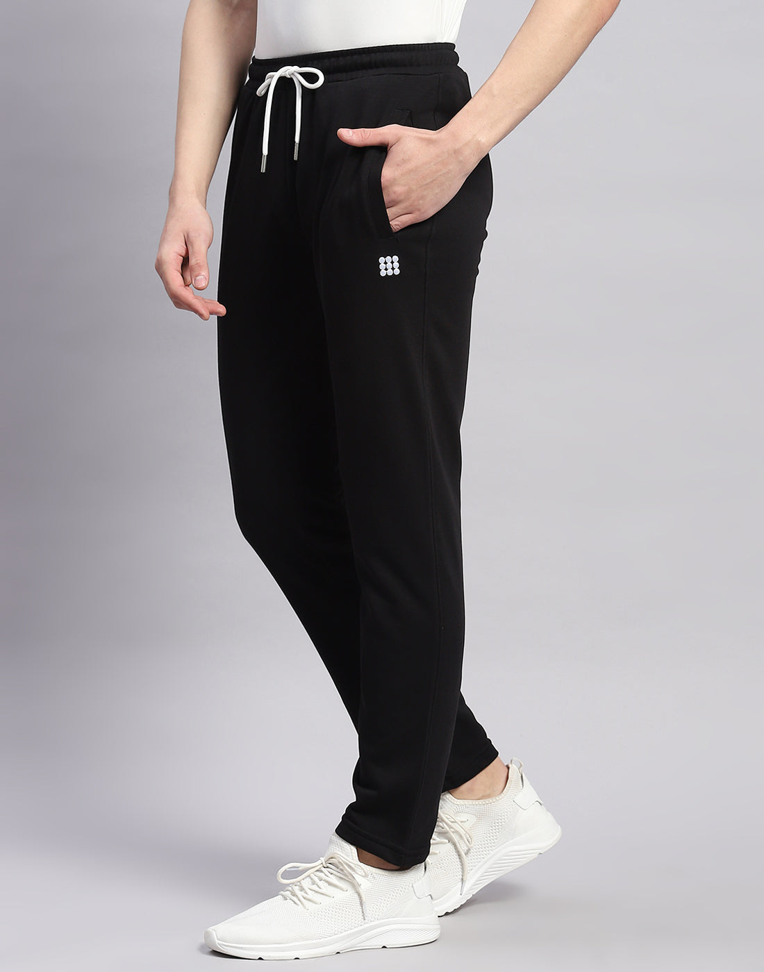 Rock.it Men Black Solid Regular Fit Lower