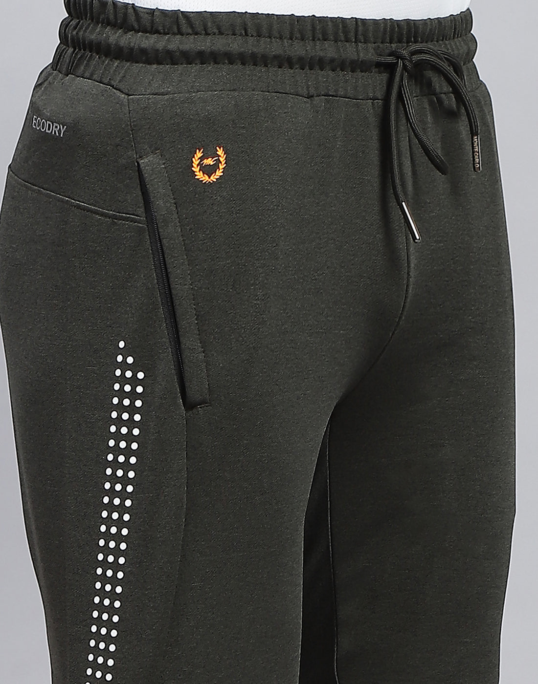 Men Olive Solid Bermuda