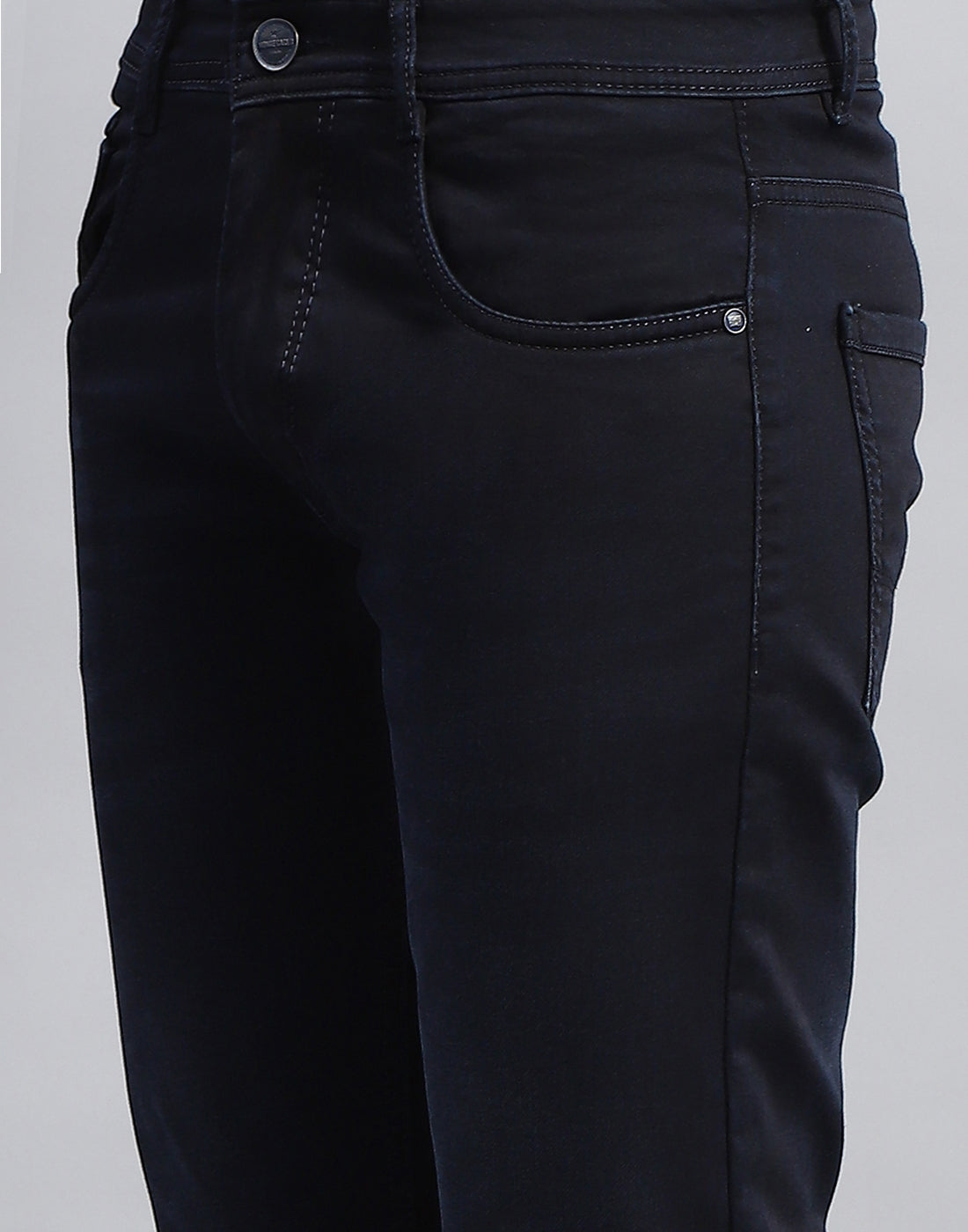 Men Blue Light Wash Skinny Fit Denim