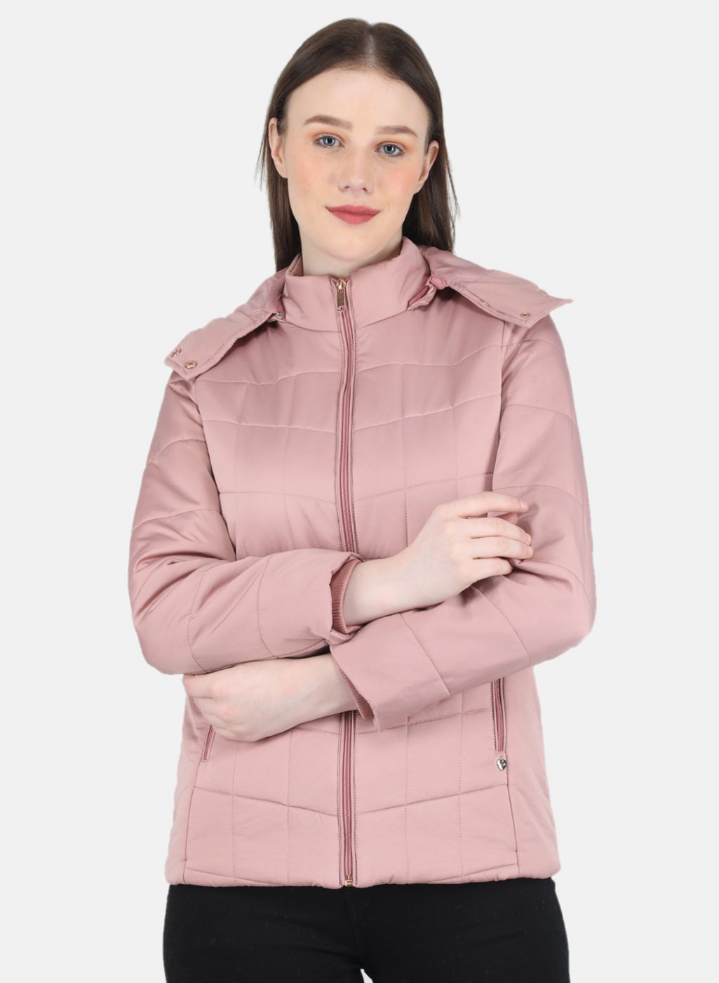 Buy Women Pink Solid Jacket Online in India - MOCA by Monte Carlo