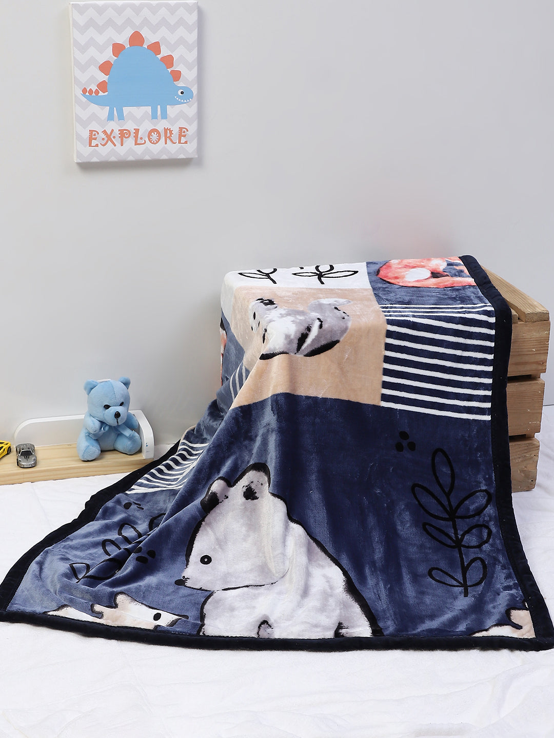 Printed Baby Blanket for Heavy Winter -2 Ply