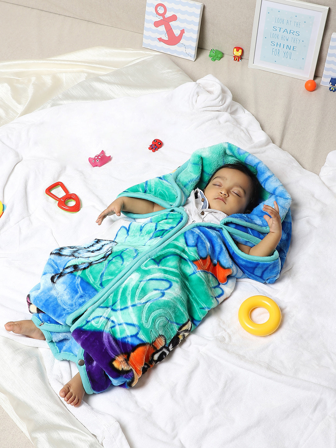 Printed Baby Blanket for Heavy Winter -1 Ply