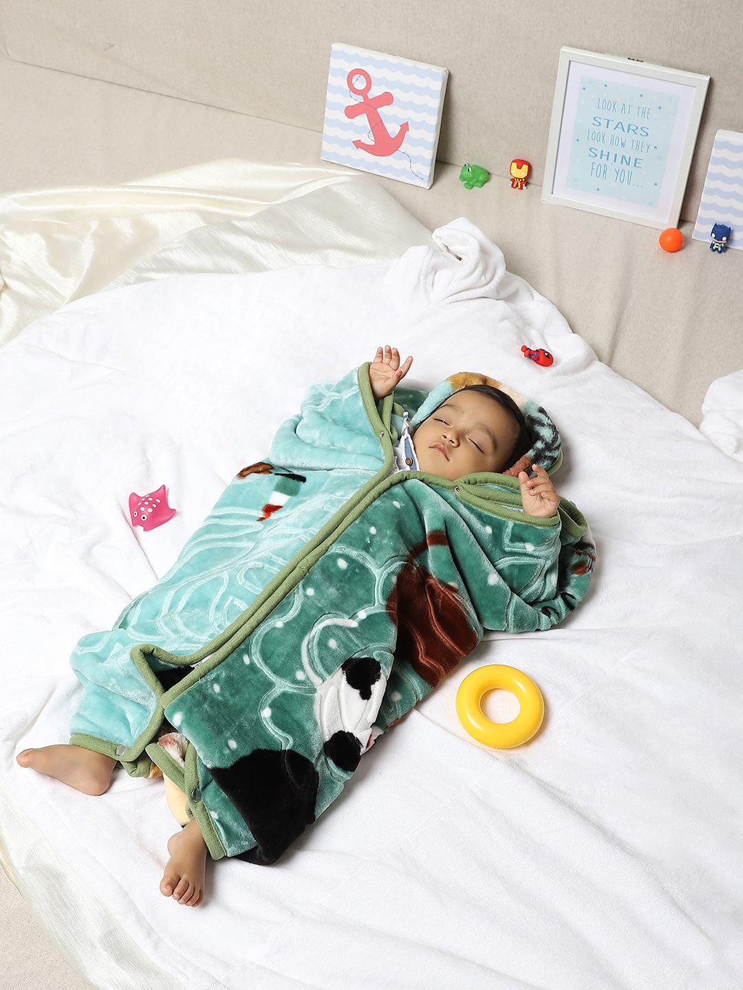 Printed Baby Blanket for Heavy Winter -1 Ply