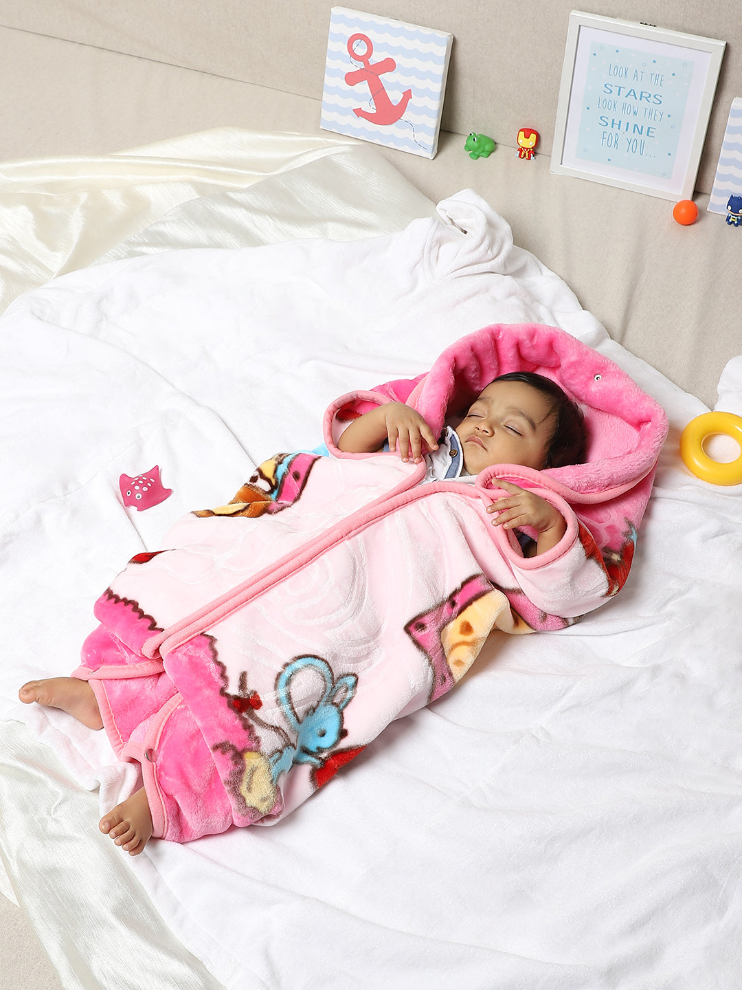 Printed Baby Blanket for Heavy Winter -1 Ply