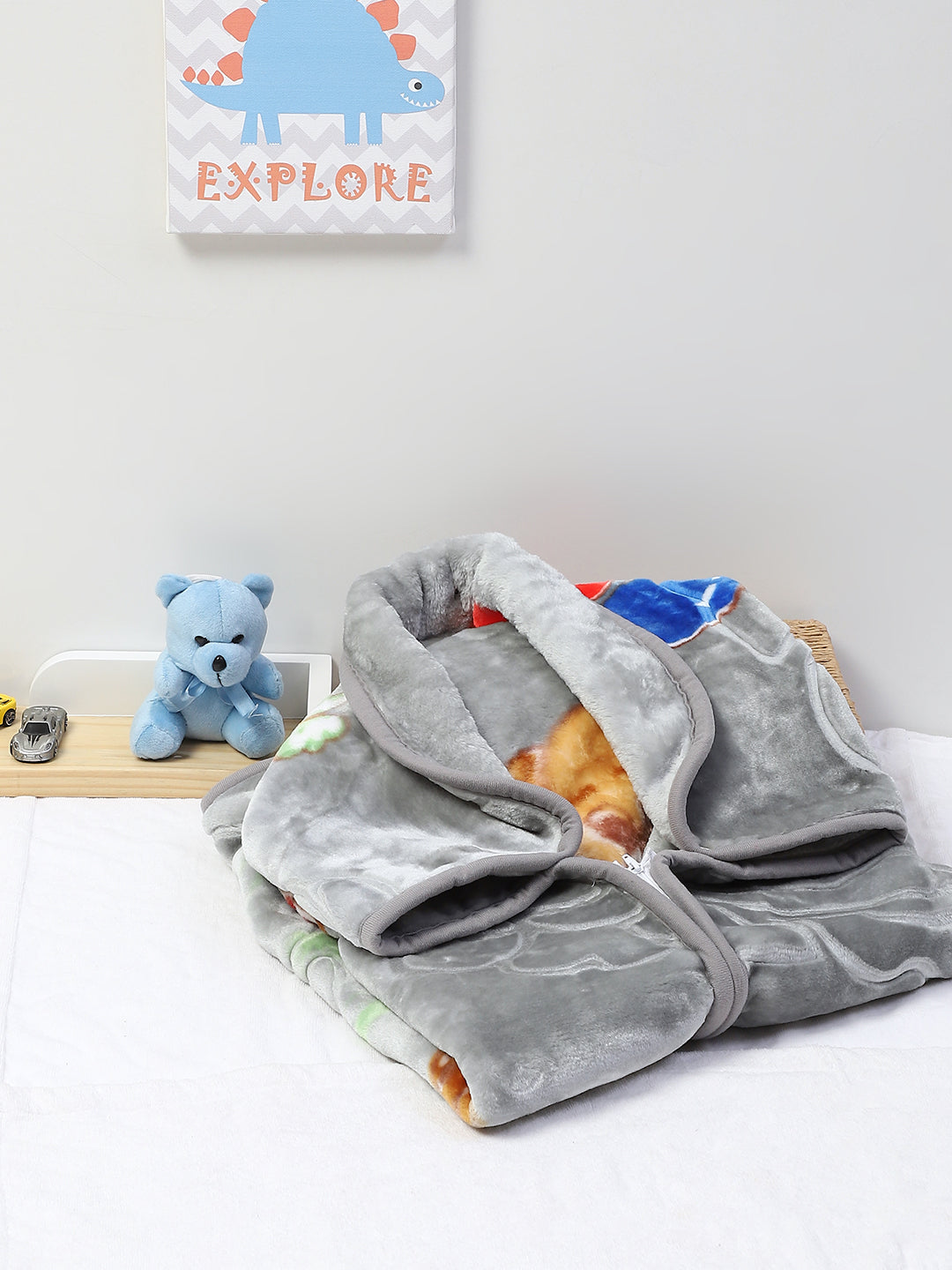 Printed Baby Blanket for Heavy Winter -1 Ply