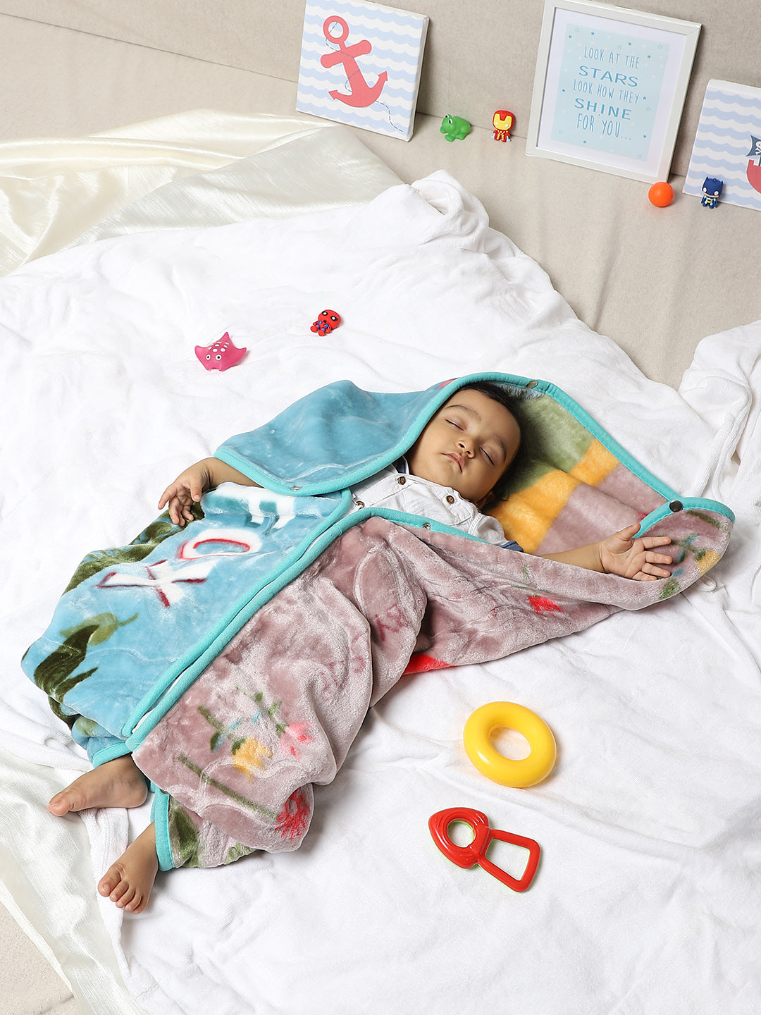 Printed Baby Blanket for Heavy Winter -1 Ply