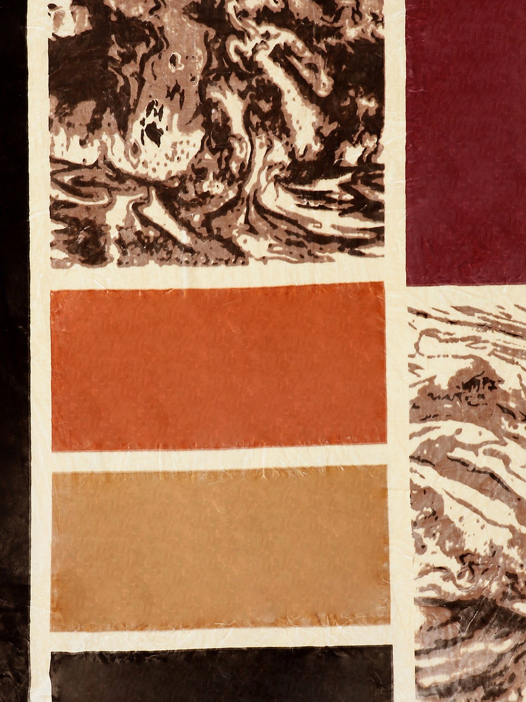 Printed Double Bed Blanket for Mild Winter -2 Ply