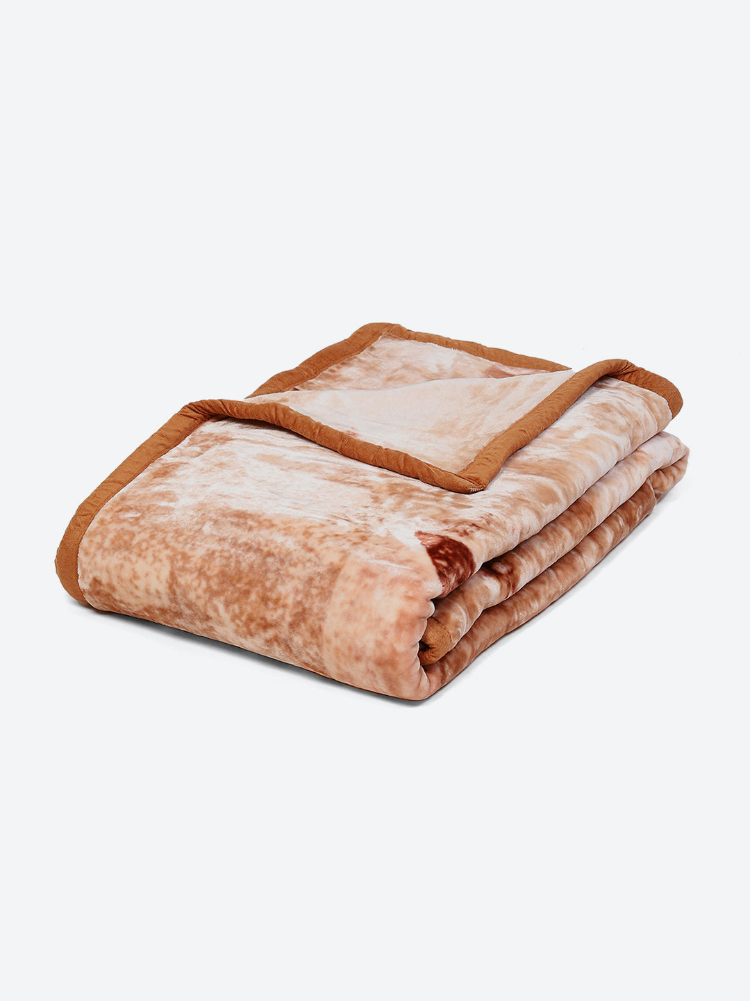 Printed Double Bed Blanket for Mild Winter -1 Ply