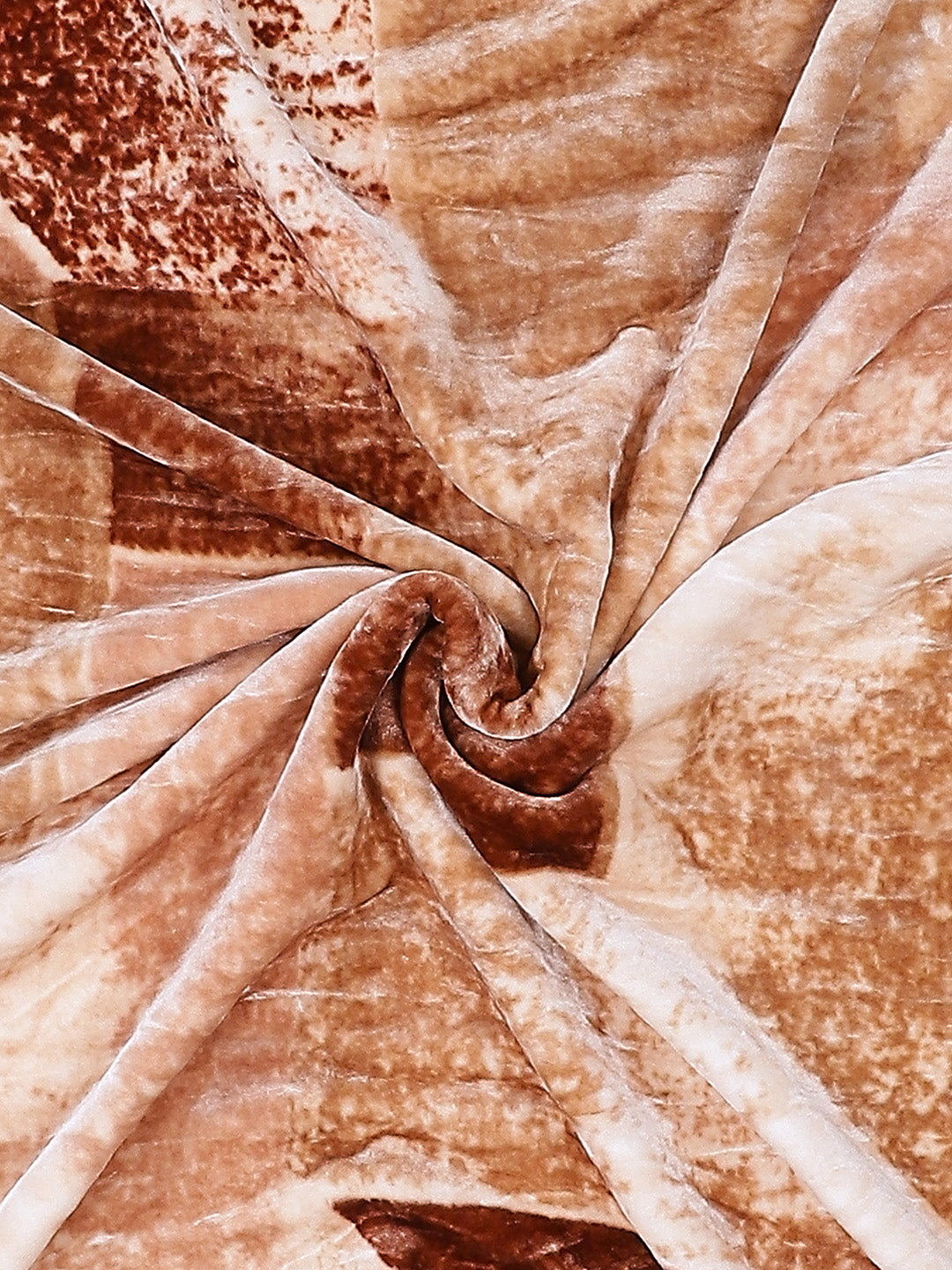 Printed Double Bed Blanket for Mild Winter -1 Ply