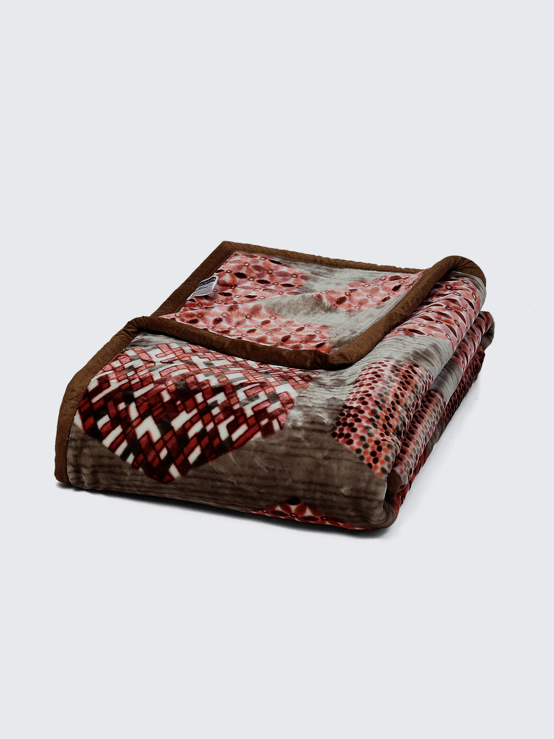 Printed Double Bed Blanket for Mild Winter -1 Ply