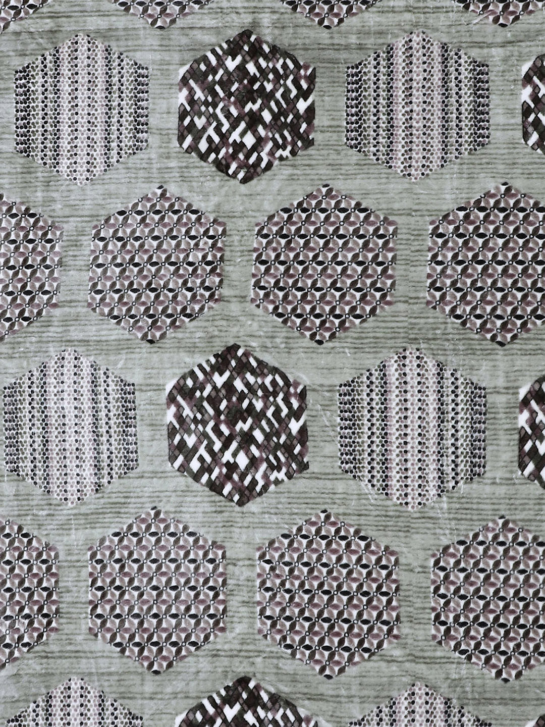 Printed Double Bed Blanket for Mild Winter -1 Ply