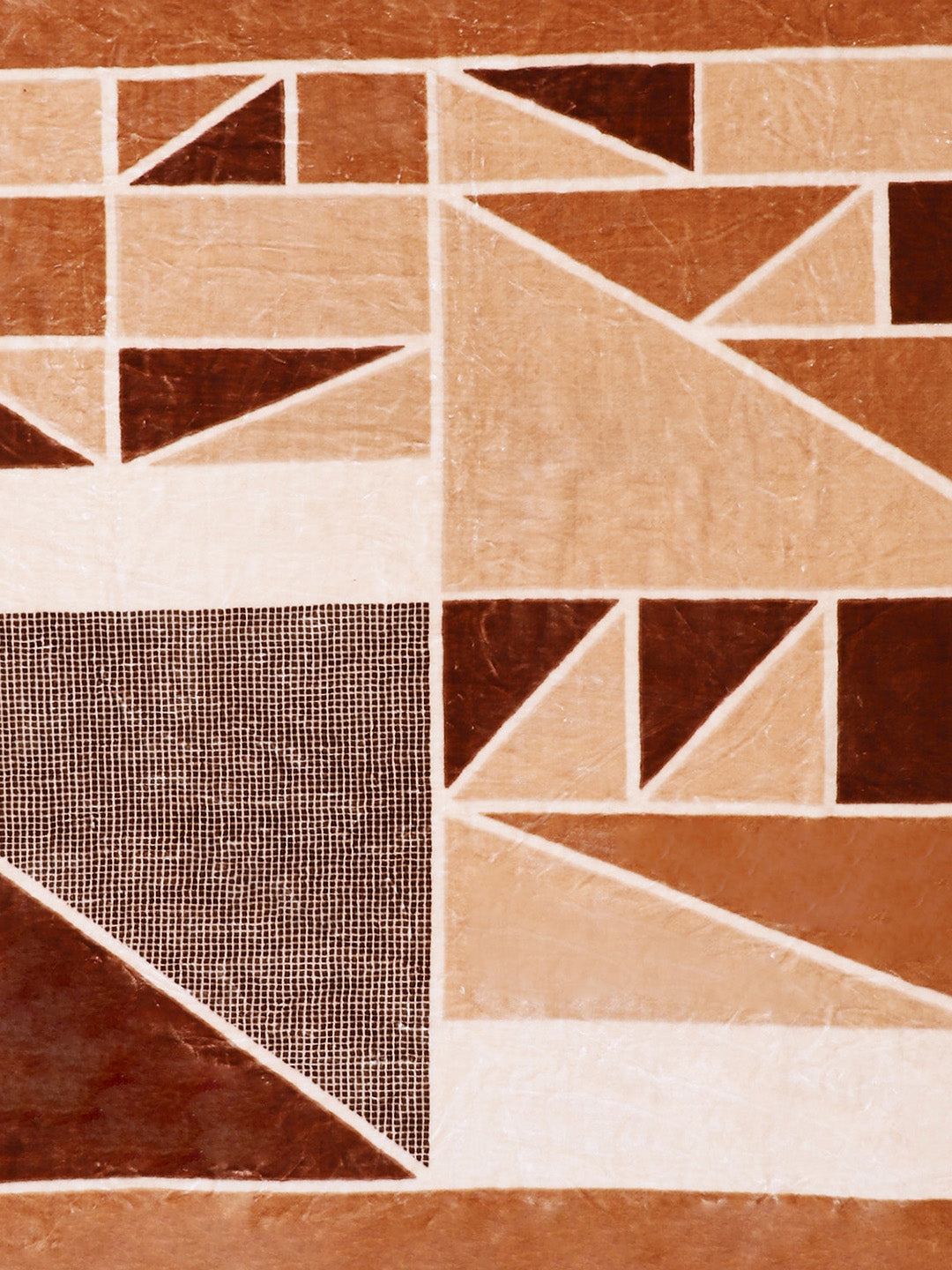 Printed Double Bed Blanket for Mild Winter -1 Ply