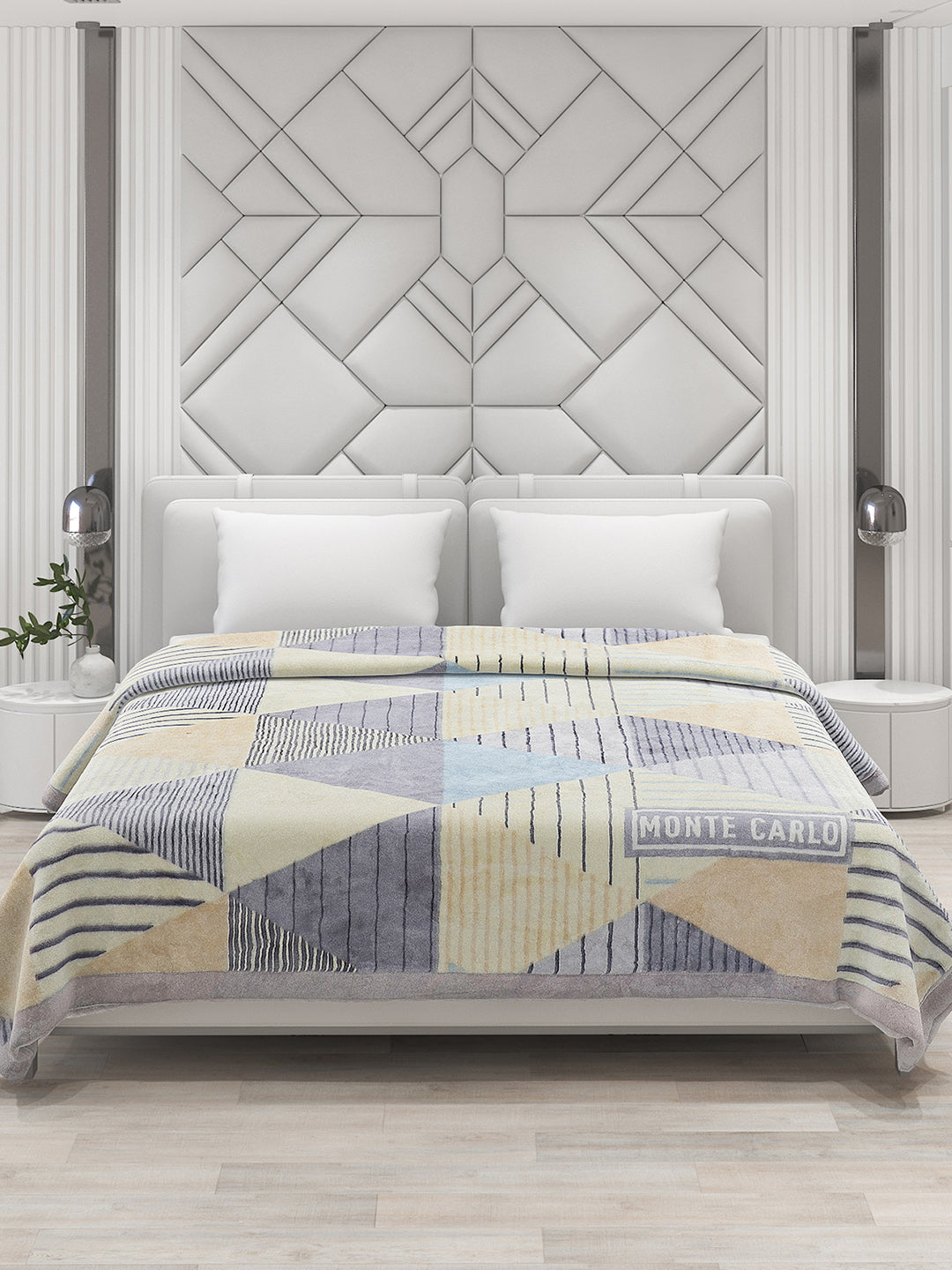 Printed Double Bed Blanket for Heavy Winter -2 Ply