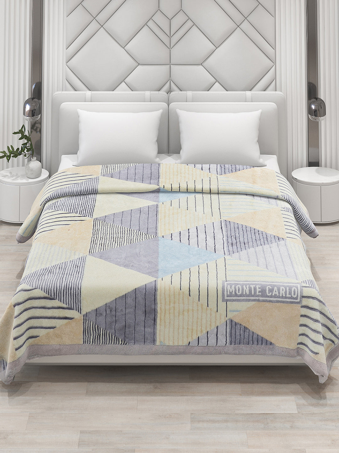 Printed Double Bed Blanket for Heavy Winter -2 Ply