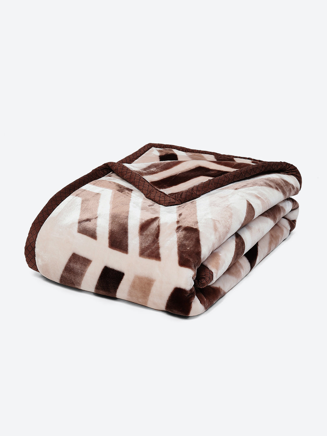 Printed Double Bed Blanket for Heavy Winter -2 Ply