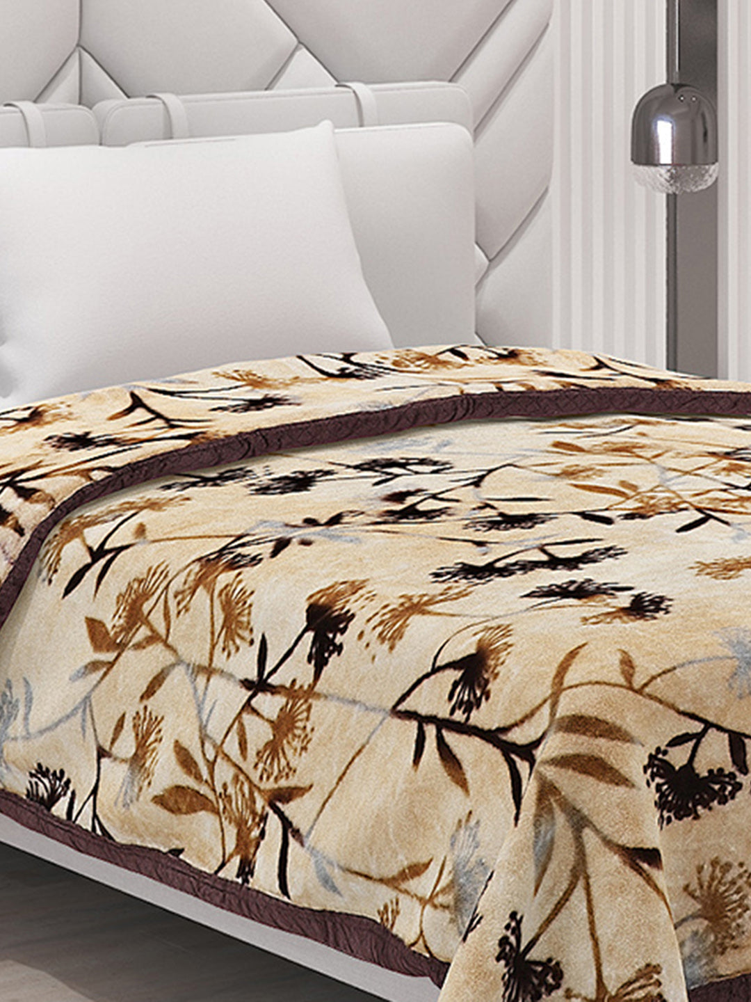 Printed Single Bed Blanket for Mild Winter -1 Ply