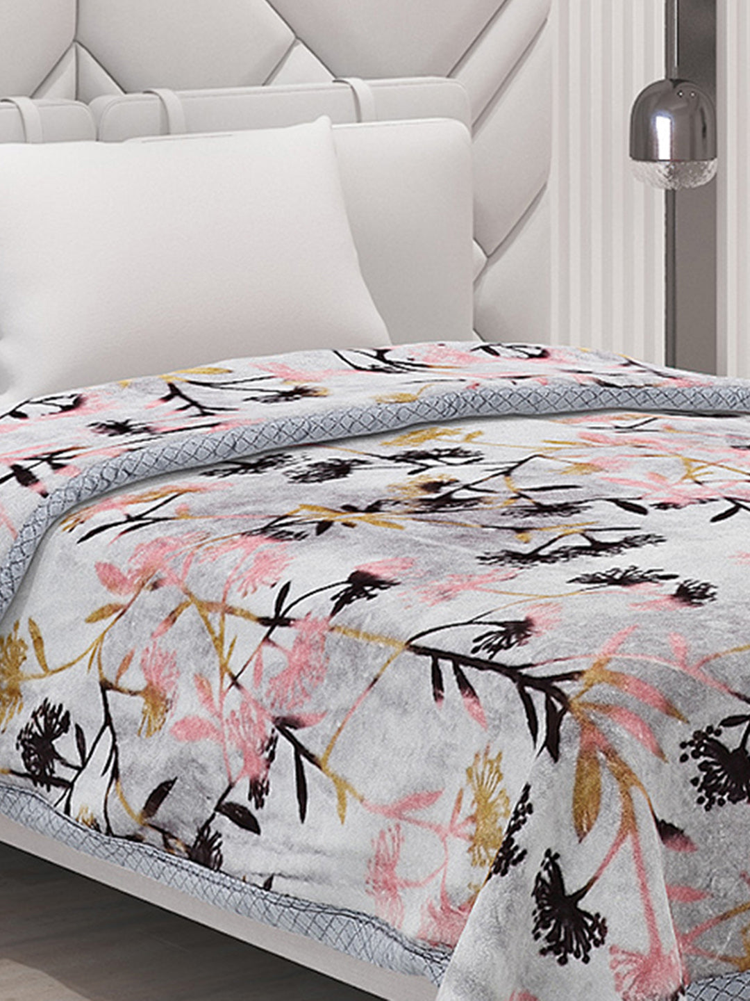 Printed Single Bed Blanket for Mild Winter -1 Ply