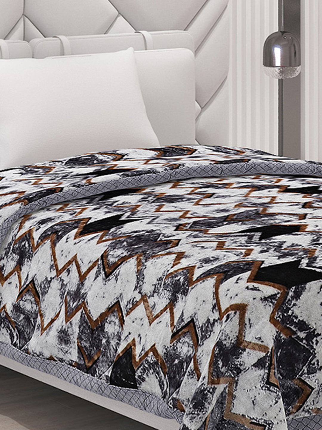 Printed Single Bed Blanket for Mild Winter -1 Ply