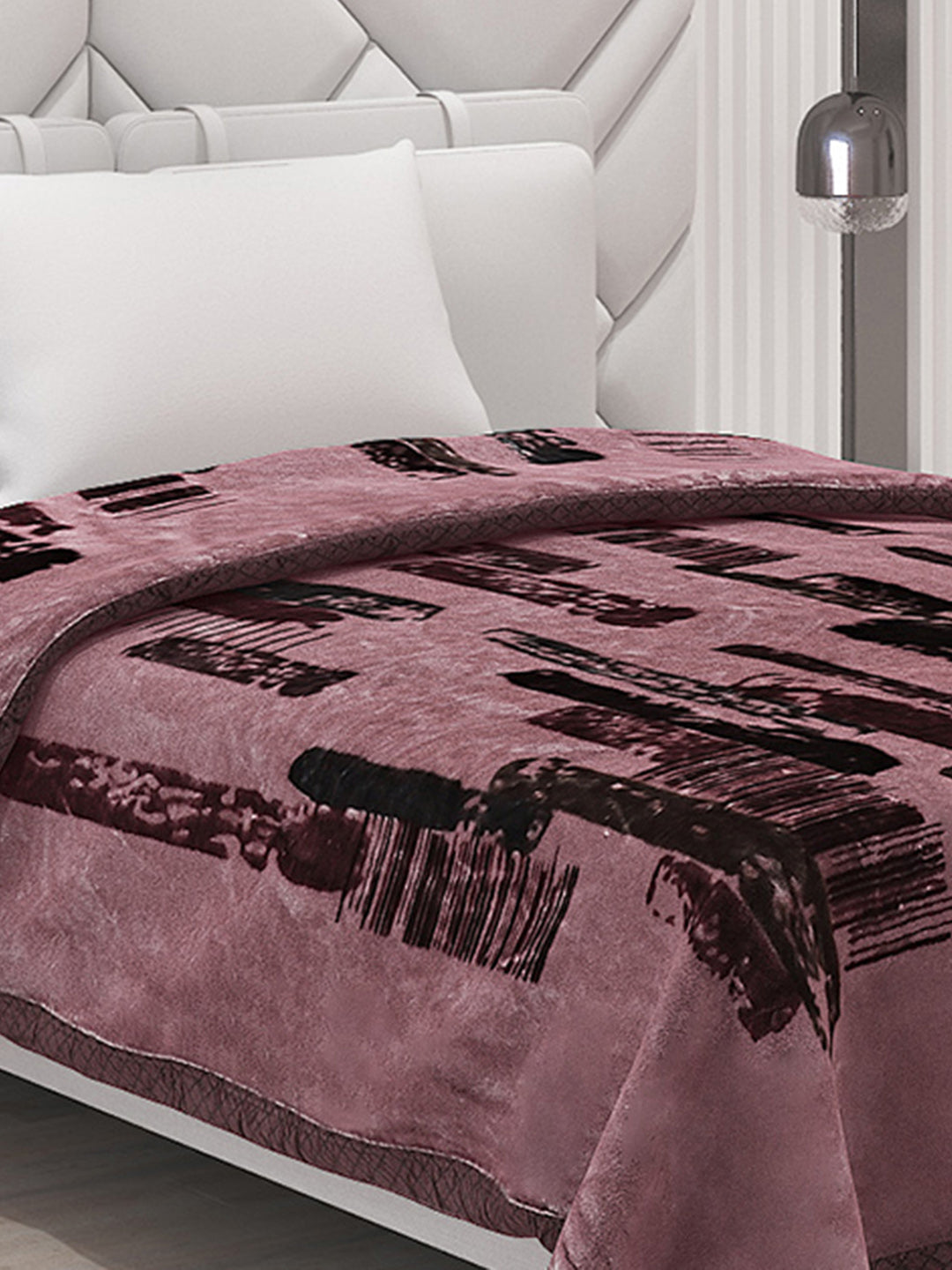 Printed Single Bed Blanket for Mild Winter -1 Ply