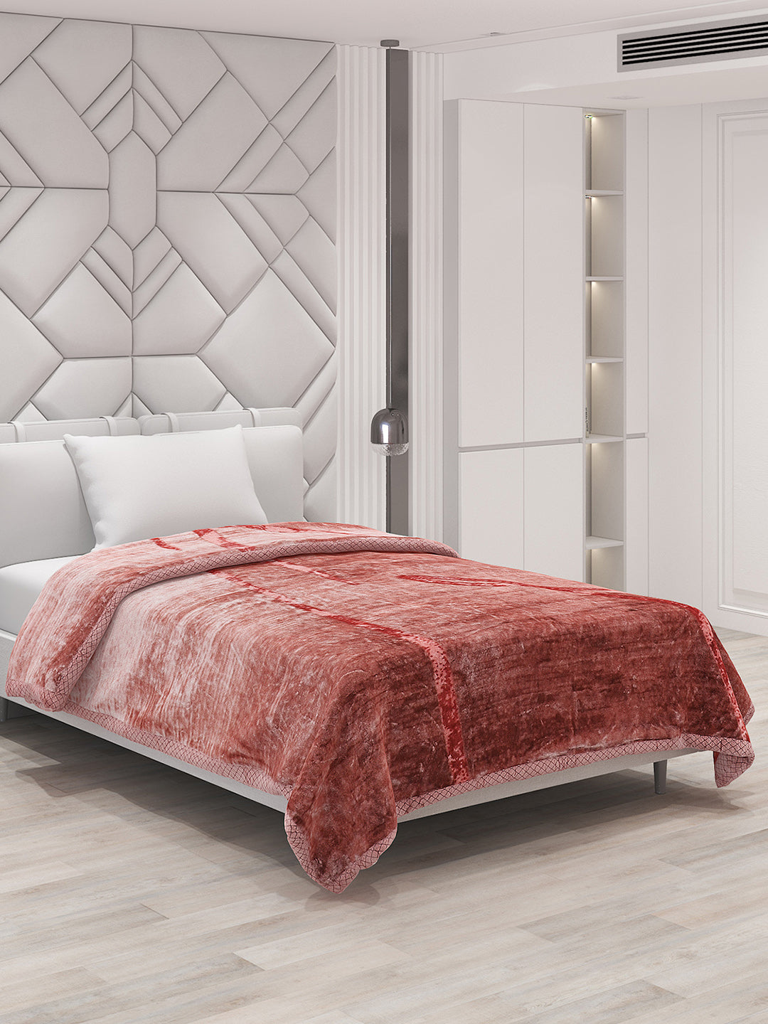 Printed Single Bed Blanket for Mild Winter -1 Ply