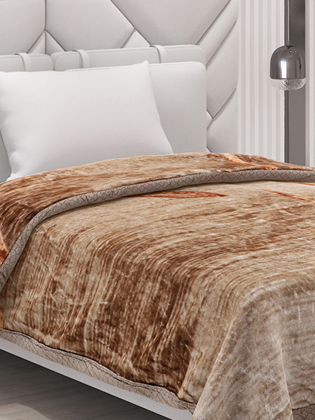 Printed Single Bed Blanket for Mild Winter -1 Ply