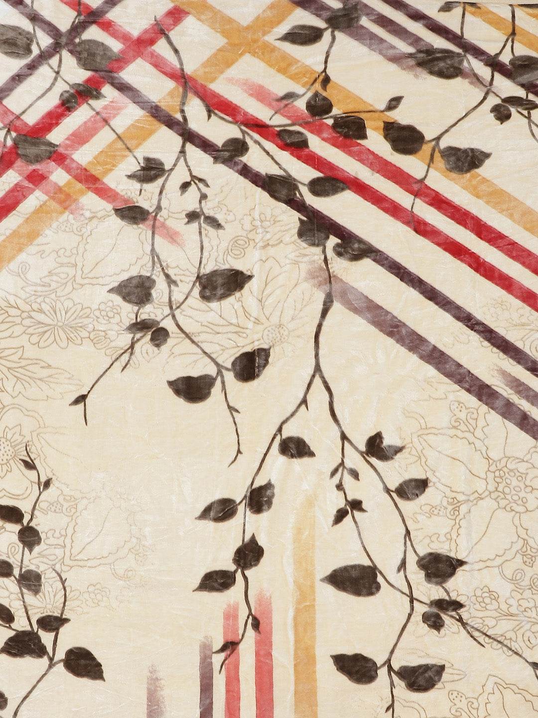 Printed Double Bed Blanket for Heavy Winter -3 Ply