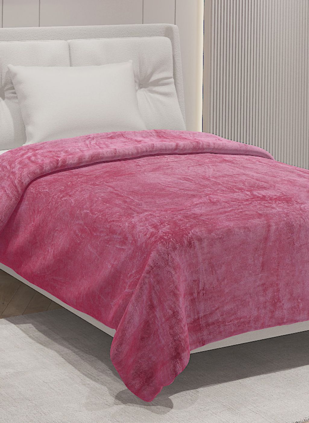 Printed Single Blanket for AC Room - 240 GSM