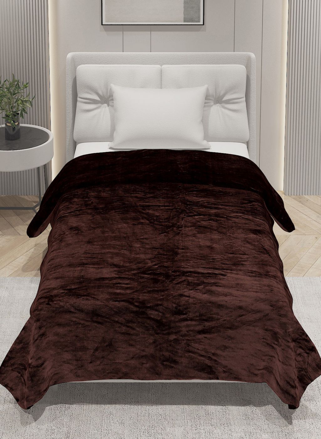 Printed Single Blanket for AC Room - 240 GSM