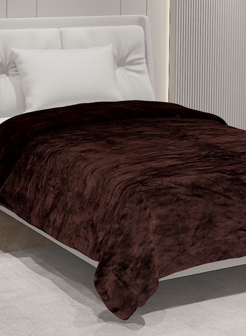 Printed Single Blanket for AC Room - 240 GSM