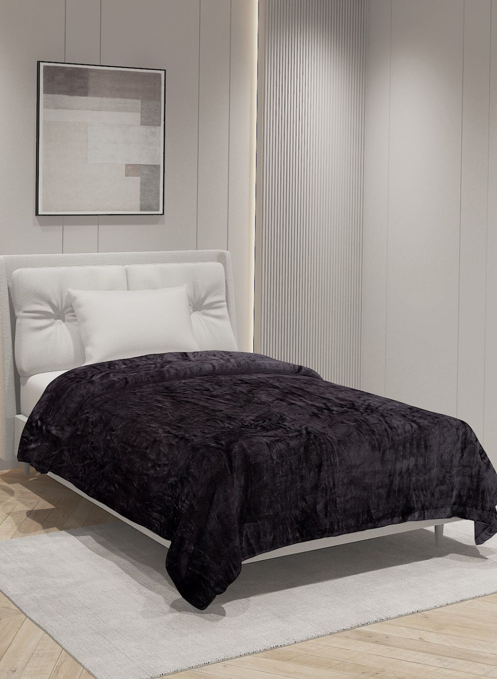 Printed Single Blanket for AC Room 240 GSM