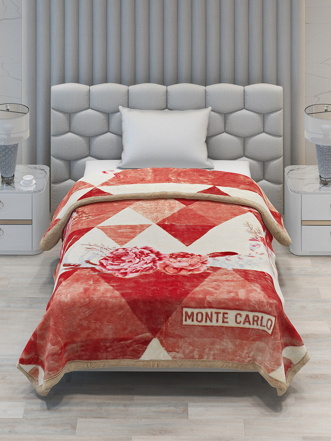 Printed Single Bed Blanket for Heavy Winter -2 Ply