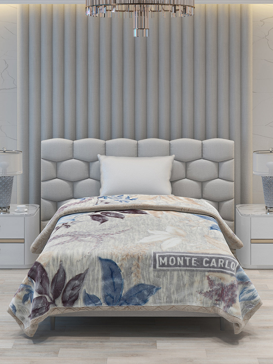 Printed Single Bed Blanket for Heavy Winter -2 Ply