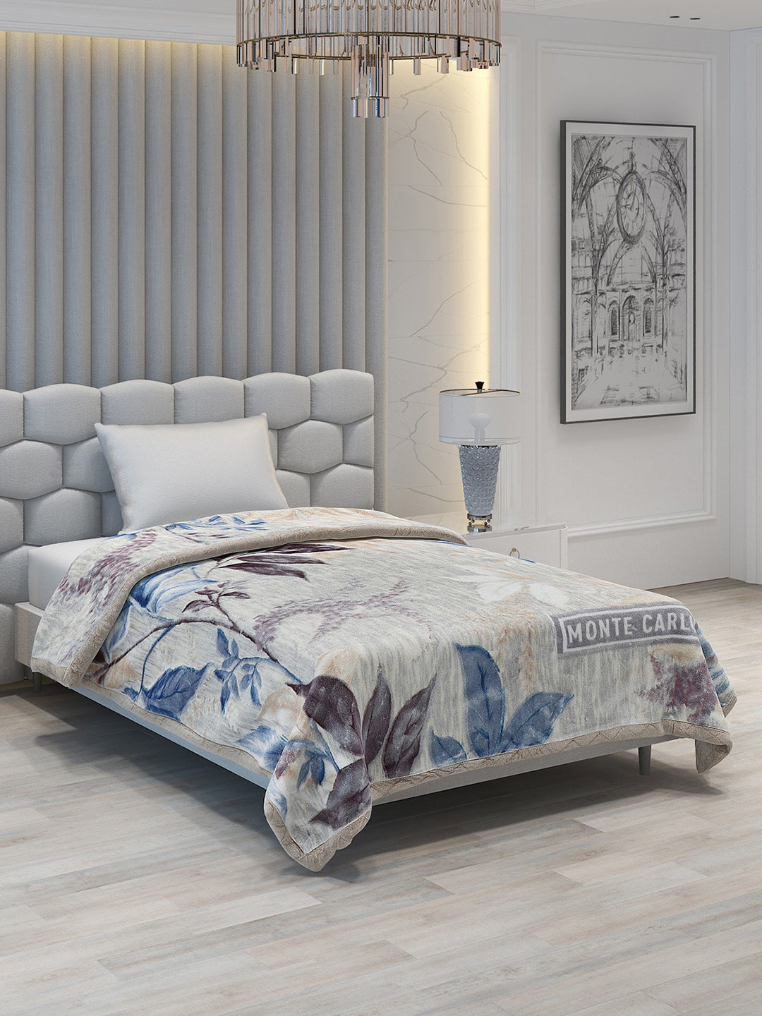 Printed Single Bed Blanket for Heavy Winter -2 Ply