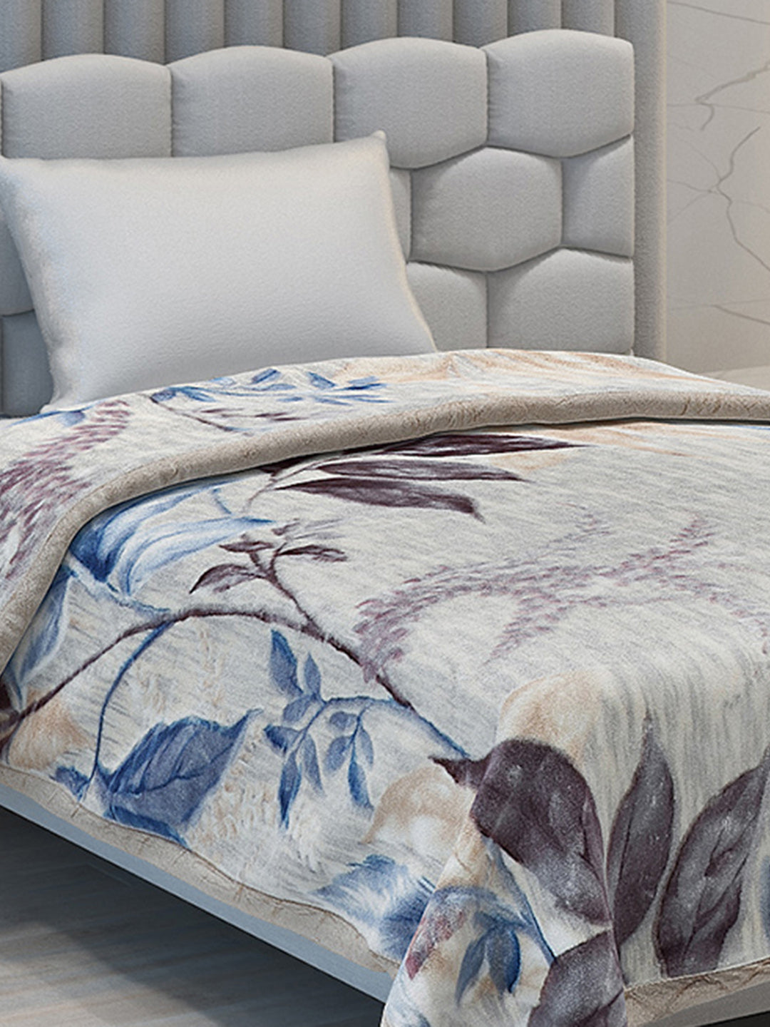 Printed Single Bed Blanket for Heavy Winter -2 Ply