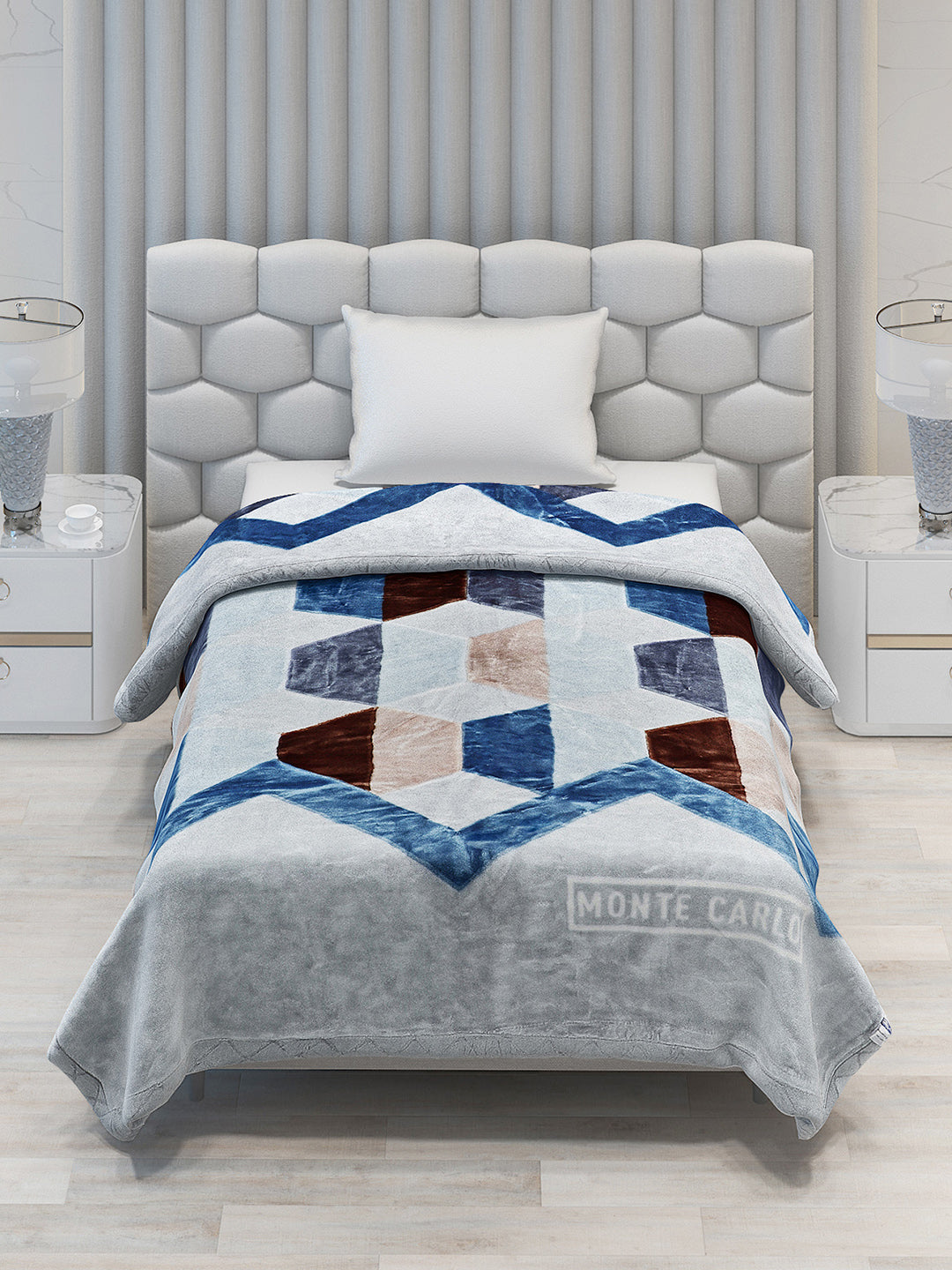Printed Single Bed Blanket for Heavy Winter -2 Ply