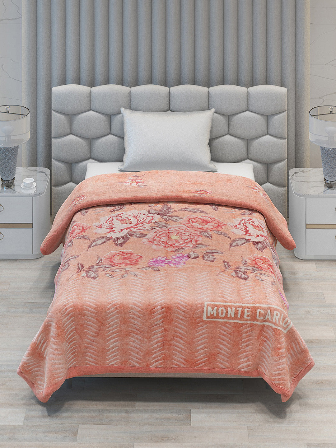 Printed Single Bed Blanket for Mild Winter -2 Ply